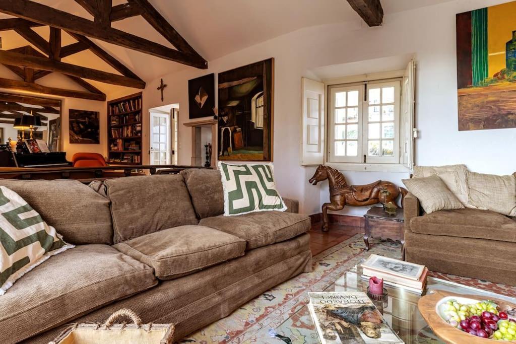 Unique Tiny Smart Home With Private Garden, Jacuzzi, Ps5, Cinema Projector - Sintra Wow Exteriör bild