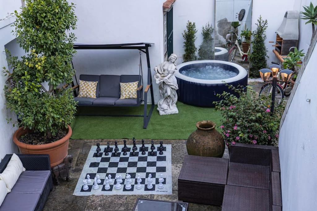 Unique Tiny Smart Home With Private Garden, Jacuzzi, Ps5, Cinema Projector - Sintra Wow Exteriör bild